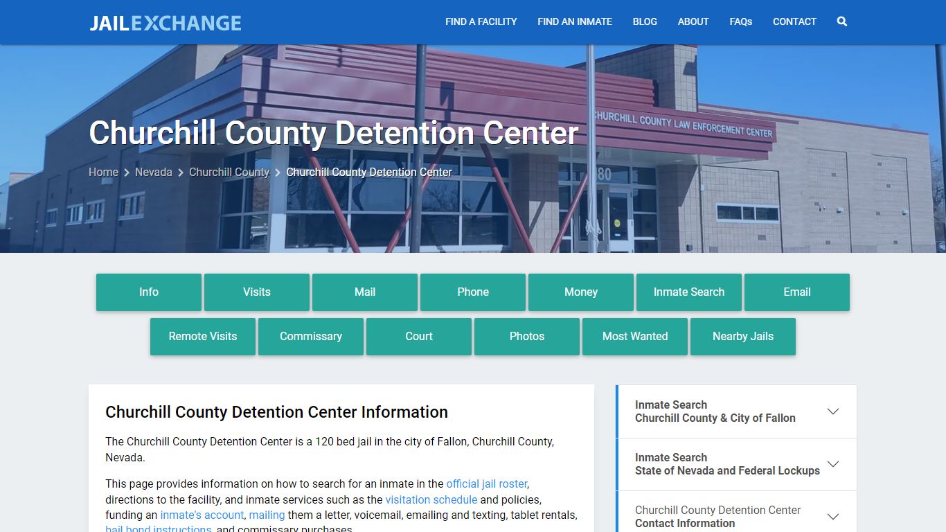 Churchill County Detention Center - Jail Exchange